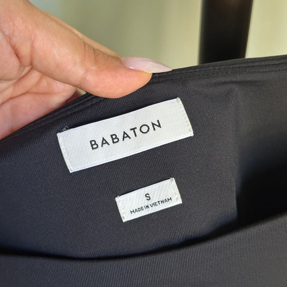 Aritzia Babaton Black Contour Squareneck Longsleeve Bodysuit - Picture 6 of 7